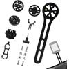 Pruojhw Attacco Tachimetro Da Bicicletta Supporto Per Action Camera GPS | Base Per Illuminazione Da Mountain Bike Per GPS, Action Camera, Luce, Registrazione Video, Esplorazione, Avventura