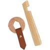 OPPWONG Solid Wood Billiard Cue Tip Clamp for Pool Players | Chiusura , costruzione in legno, strumento di riparazione dei bastoncini per partite di biliardo