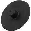 ULTECHNOVO Base Rotonda per Telo, Giunto e Montaggio a Vite | Accessorio in PVC Nero, Forma Circolare, per Sailboard e Attrezzatura Marina, Supporto Incluso