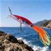 Generic 1 confezione di esche artificiali a lento affondamento a forma di calamaro luminoso a forma di polpo esca lunga per pesca in acqua salata offshore, 03
