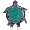 Generic Marcatore magnetico per pallina da golf, da donna, in acciaio inox, con clip per cappello da golf (tartaruga)