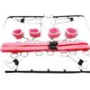 Dooisuue Accessori per la camera da letto, cinghie di sostegno regolabili in nylon per letti, cinghie per yoga, in nylon, rosa