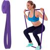 Generic Fascia elastica per esercizi di resistenza resistente per trazioni, colore: viola (15,9-38,6 kg)