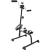 PattenlLevi Mini pedaliera nera per il recupero e l'addestramento leggero | Cyclette per casa e ufficio, leggera macchina da allenamento per braccia e gambe, pedali pieghevoli