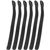 POPETPOP 6 Pezzi Cinghia Regolabile Nera in PVC per Attacchi Snowboard | Ricambio per Pattini a Rotelle, Installazione Semplice, Misura 210, Accessorio Nero per Uso Sportivo