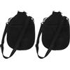Healeved 2 Pezzi Custodia Protettiva per Racchetta da Ping Pong in Neoprene | Borsa Compatta con Tracolla e Tasca in Rete, per Paddle da Pickleball e Viaggi al Campo