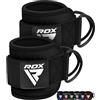 RDX Cinghie per Caviglia, Neoprene Cavigliere 30CM Imbottite Polsini per Trazioni Esercizi Delle Gambe Workout con Doppio D Anello Attaccamento Cavo, Palestra Fitness Regolabile Ankle Strap Uomo Donna