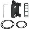 Générique Bicicletta Tag Mount - 2 pollici Bike Race Number Holder | PVC Cycling Plate Bracket - Universal Aero Seatpost Tag Clip 10 cm PVC Tool-Free Setup, Perfect for securing Racing Bibs to Bikes.