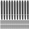 UKCOCO 100 Set Aste per Freccette Sostituibili 2ba in Nylon, Nere | Montaggio Rapido, Resistenti all Usura, Leggere e Portatili, Ricambi per Freccette, Uso Professionale