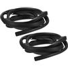 LALADEFIEE 2 Pezzi Protezione Bordo Pagaia per Tavola SUP, PVC Nero, 1 M | Protezione Urti, Installazione Semplice, Uso Versatile, per Lama e Manico, Sport Acquatici, Canoa