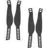 SHINEOFI 2 Paia di Cinghie Antiscivolo per Pedali di Cyclette in Gomma Regolabili, Pieghevoli e Portatili, Accessori per Bici da Allenamento e Fitness