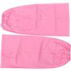 WOONEKY Ghette Antipioggia Impermeabili, Copripantaloni Rosa in PVC | Protezione Leggera e Comoda, Uso Esterno per Escursioni e Laboratori, Facile da Indossare