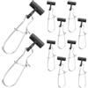 DIYEAH 20 Pezzi Connettore per Lenza da Pesca, Clip Inox Resistenti | Collegamento Stabile e Antiruggine, Uso Quotidiano e Pesca, Accessorio Piccolo in Acciaio Inossidabile