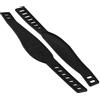 Generic Set di cinghie per pedali per cyclette, alternativa alle clip antiscivolo per pedali da strada e mountain bike, in nylon, 33 x 4,5 cm