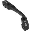 DEARMAMY Adattatore per Freno a Disco Bici, Supporto Pinza 140mm Nero | Metallo, Ingegneria di Precisione, Installazione Semplice, per Ruota Anteriore e Posteriore su Bici da Strada