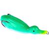 HEMOTON Esca da Pesca Anatra Finta Piccola, Morbida, Verde, Metallo Plastico | Disegno Attirapesci, Resistente AI Morsi, per Spinning Mare, Uso All'aperto, Formato Compatto