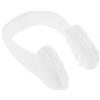 ibasenice Tappanaso per Nuoto in Silicone Bianco, Clip Nasale Ergonomica Antiscivolo, Comoda e Portatile, e Ragazzi, per Nuoto e Immersioni, Anti-soffocamento