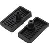 ZCZDHNA Coppia coperchi Presa Acqua Motore fuoribordo Marino 6H1‑45214‑00 Sostituzione Sinistra Destra per Hidea Parsun 6H1 Mode 2T 60HP