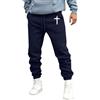 Generico Pantaloni Tuta Uomo in Felpa,Pantaloni Casual da Uomo per L'Uso Quotidiano vestibilità Ampia con Stampa Pantaloni Comodi E Versatili per La Stagione Autunnale E Invernale