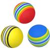 TEHAUX 20 Pezzi Palla da Allenamento Golf Rainbow Ball in Eva | Palla di Spugna Leggera, Pratica per Colpi D'approccio, Uso Indoor, Colore Arcobaleno Colore Casuale