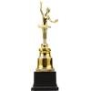 VINTORKY Trofèo da Danza Statuetta Ballerina, Plastica Oro per Gare | Finitura Delicata e Realistica, Superficie Liscia senza Sbavature, per Competizioni e Talent Show