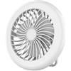 Generic Lampada da campeggio portatile ricaricabile a con ventilatore | Ventilatore da soffitto portatile a LED per baldacchino spiaggia zaino in spalla guardaroba camera da letto camera dei