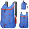 Generic Zaino pieghevole da trekking con tasca frontale impermeabile con cerniera, zaino leggero per idratazione, zaino d'acqua per escursioni giornaliere, pendolari, ciclismo rave, per uomini e donne, blu