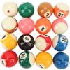 Jectse Set di Biglie da Biliardo 2,25 Pollici Regolamentari, Resina, per | Palline da biliardo per tavolo da biliardo stile americano, set di palline da biliardo in resina da 16 pezzi con custodia,