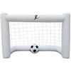 DIYEAH 160cm Porta da Calcio in Pvc Gonfiabile con Rete Bianco | Leggero e Facile da Trasportare, per Giardino e Festa Scolastica, Include Pallone