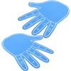 BESPORTBLE 2 Pezzi Guanto da Tifoso Eva Blu a Cinque Dita per Eventi | Leggero e Mantiene la Forma, Confortevole e Vistoso, per Grandi Raduni e Celebrazioni