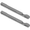 Operitacx 2 Pezzi Portachiavi a Moschettone Clip, Lega di Titanio per Esterno | Non Magnetico, Resistente alla Ruggine, Leggero e Robusto, Accessorio Metallico per Attività All'aperto