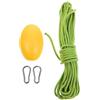 CIYODO Corda Ancora per Kayak e Paddle Board con Clip, Nylon Verde | Filo Galleggiante Affidabile, Fissaggio Versatile, Borsa a Rete Inclusa, Acciaio e Plastica