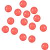 Generic Perline da pesca luminose, 8 mm, 200 pezzi in plastica morbida, esche da pesca, uova rig Bead strumento rotondo, rosso