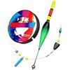 Poystng Lenza da Pesca Bobber Automatica, Lancio Facile | Lenza da pesca Bobber automatica, ideale per principianti e professionisti, attrezzatura da pesca per