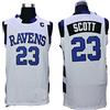 Jersey Stitched Nathan Scott 23 One Tree Hill Ravens Movie Basketball White (Small)