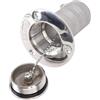 Yosoo Health Gear Tappo del Serbatoio del Carburante per Ponte della | Acciaio Inossidabile Marino 316, Interfaccia da 1,5 Pollici, Finitura Lucida, per Yacht, Cargo, Motoscafo,