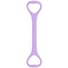 Folpus Women Stretching Band Fascia Elastica Resistenza Cinghia Allenamento Nastro Esercizi in Silicone Flessibile Struttura Unica con Impugnature, Viola