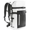 Fonowx Zaino con Chiusura a Rullo, Bianco, Bianco, 30 L | In PVC, Zaino da Outdoor, Catarifrangente, per Immersioni, Piscina, Subacquei, Nuotatori