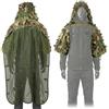 Generic Tuta Ghillie 3D Mantella in Rete Set Mimetica Giacca Fogliame Camuffamento | Foglie Taglio Laser;Rete DIY for Fronde;Tessuto Traspirante;Per Fotografia Naturalistica,Airsoft,Zona Bosco(Natural1)
