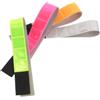 POPETPOP 4 Pezzi Nastro Riflettente Notturno in PVC per Polso e Gamba | Alta Visibilità con Strisce Riflettenti, Leggero e Portatile, Adatto ad Attività All'aperto e Bici