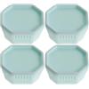 Kichvoe 4 Pezzi Tappo di Ricambio per Racchetta da Tennis e Badminton | Uso Versatile per Sport Indoor e Outdoor, Presa Migliorata, Stabilità Aumentata, con Chiodi Inferiori Inclusi