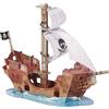 Papo 60256 Nave pirata in cartone stampato di alta qualità SENZA figure