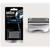 Braun Testina per rasoio Braun, cassetta 70S Serie 7 Pulsonic, ricambio originale, argento