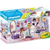 PLAYMOBIL Color Atelier de Styliste, con 3 pennarelli Crayola, 4 parrucche, accessori di moda, dai 5 anni in su