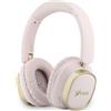Guess Cuffie over-ear Guess Bluetooth ENC, forma rettangolare, scritte in metallo, colore rosa