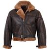 Mil-Tec Giacca In Pelle Pilota Raf Giacca Unisex - Adulto (Pacco da 1)