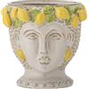Bloomingville - Vaso per fiori Limone - Giallo - Gres smaltato