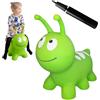GERARDO'S Toys Jumpy Animale gonfiabile Verme verde - Animali gonfiabili a partire da 1 anno e dai 2 anni - Giocattoli gonfiabili per animali all'aperto o in interni per bambini a partire dai 12