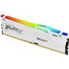 Kingston Technology Kingston FURY Beast RGB - DDR5 - modulo - 16 GB - DIMM 288-PIN - 6000 MHz / PC5-48000 - CL30 - 1.4 V - senza buffer - on-die ECC - bianco KF560C30BWEA-16