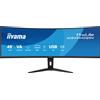 iiyama iiyama ProLite XCB4994DQSU-B1 Monitor PC 124,5 cm [49] 5120 x 1440 Pixel Dual QHD LCD Nero (PROLITE XCB4994DQSU-B1 49IN - BUSINESS DQHD 124.46CM 49IN CURV) XCB4994DQSU-B1